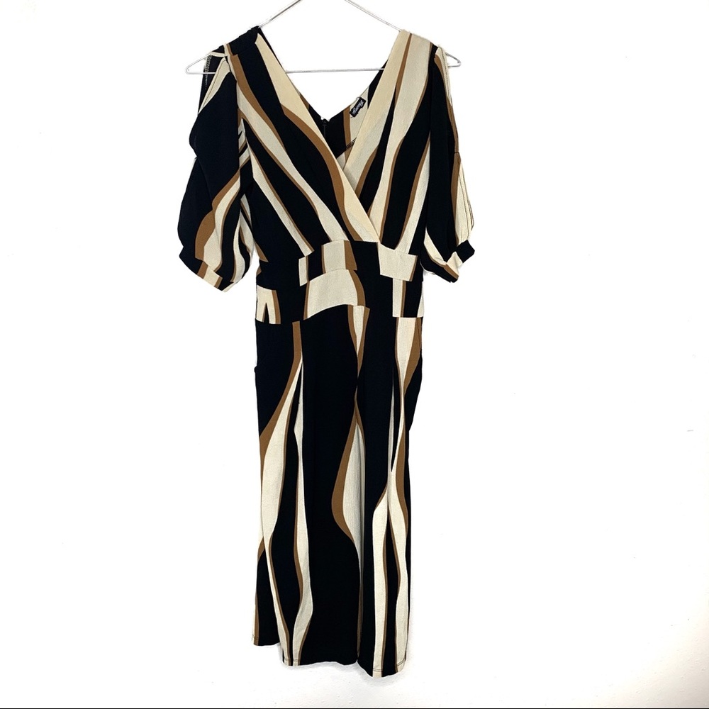 Huong | Cold shoulder | Cropped |Wide Leg Jumpsuit